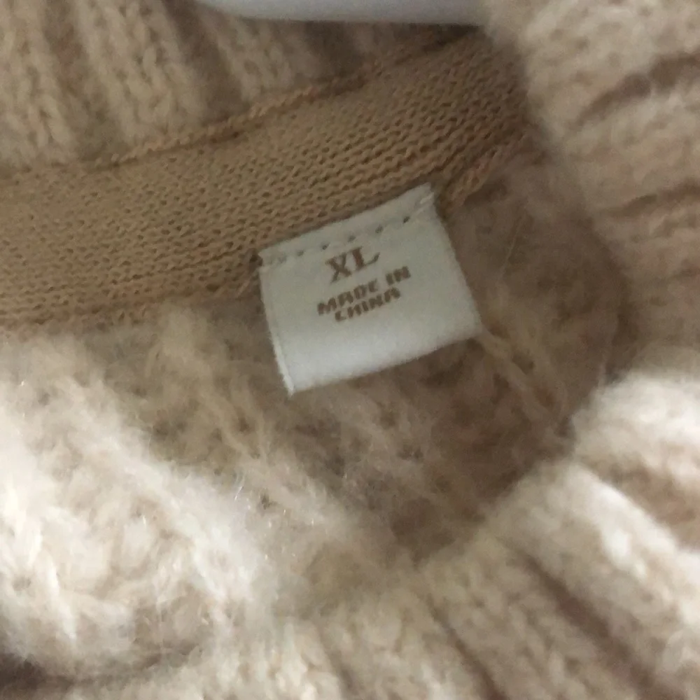 Scotch & Soda Puff Sleeve Ribbed Sweater Wool Alpaca Blend Long Sleeve XL - Picture 8 of 9